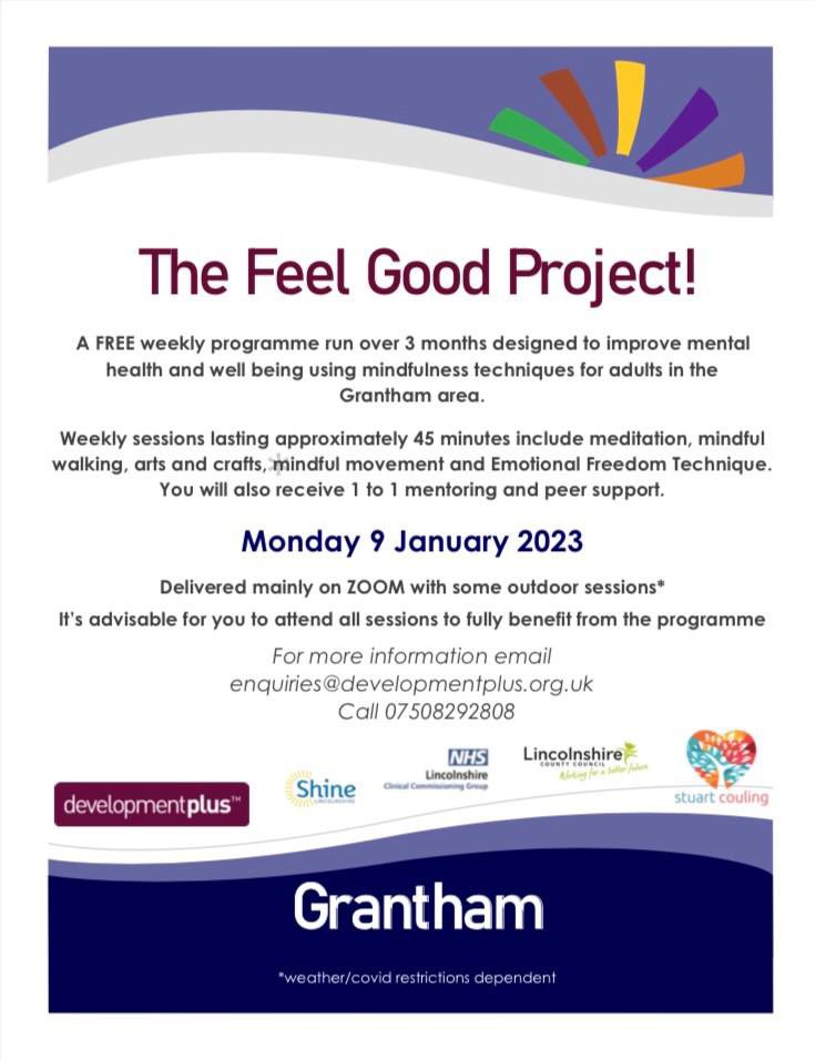 CoulingStuart's tweet photo. Ready for a new year and new you?
#grantham #FeelGoodProject #Mindfulness https://t.co/59RWGUupiD