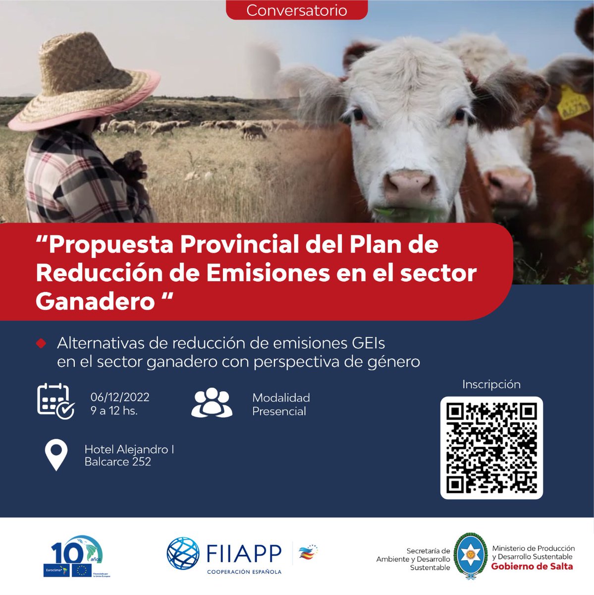 En la jornada de intercambio se  presentará el  documento final y el análisis de situación de las mujeres ganaderas en base al estudio de Valles Calchaquíes y la región chaqueña de la provincia de Salta.

Más Info bit.ly/3OReVum