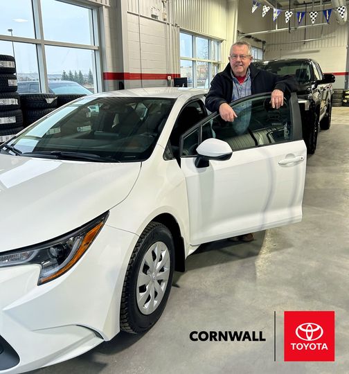 ToyotaCornwall's tweet photo. #ItsTimeToToyota @ Cornwall Toyota #StopDreaming #StartDriving #OrderYourToyotaToday #OrderYoursToday #OrderYourCorollaToday 
Marty Would picking up his new 2022 TOYOTA COROLLA L!!! 
Congratulations and thank you.
Mark Hickman
eMail: markota2015@gmail.com
Cornwall Toyota https://t.co/jaeCJnlv3o