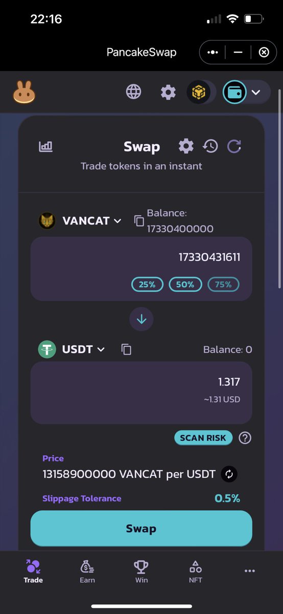 KWinsonata's tweet photo. @vancattoken hi can you help where can i sell my vancat token? I dint know why if i sell on pancake swap the valuation is so small . What do i do? Is there any exchange that accept vancat with BEP20 ? I’m using safepal https://t.co/ff7AWAeKH3