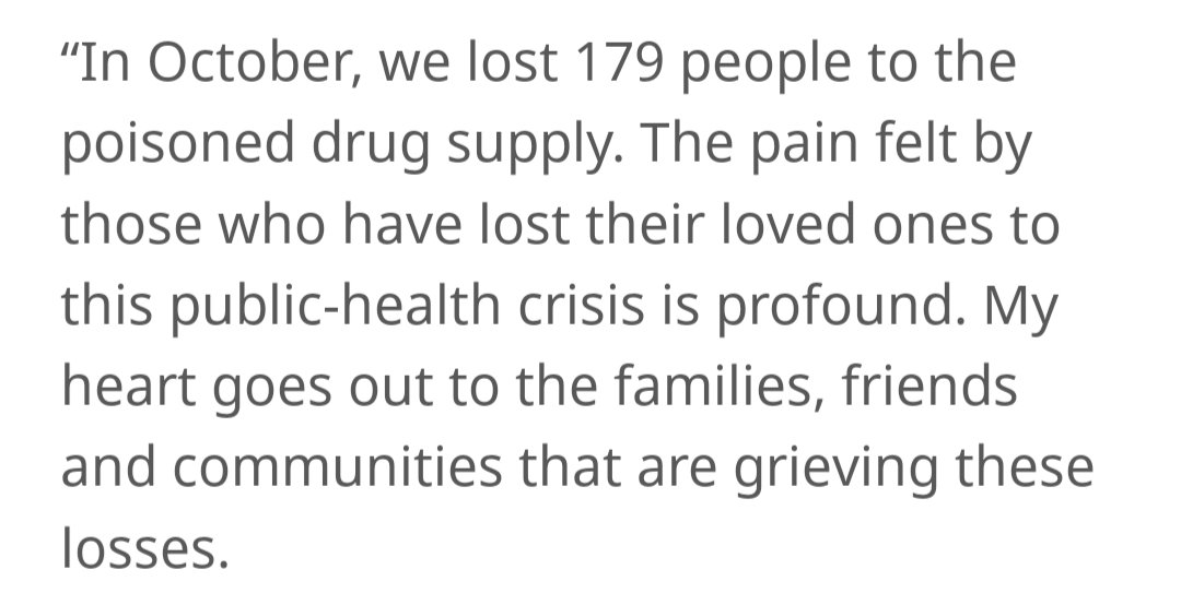 kwardvancouver's tweet photo. this has to stop. the government needs to be directly addressing living drug users now 

instead of sending condolences to our relations after their policies murder us

the government needs to address us directly. 

#bcpoli
https://t.co/5EJrUi6lJY https://t.co/kvcYAhFjTQ