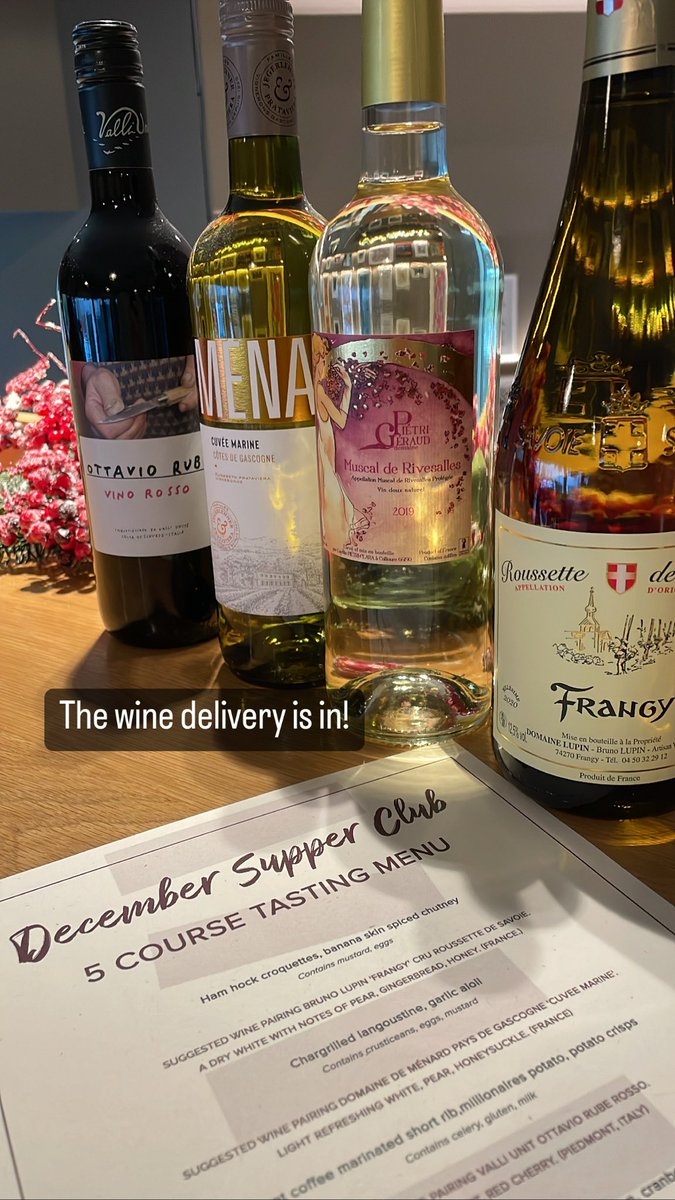 This weekends Supper Club wine parings have arrived from @LeCaveau1 all natural/organic…. Join us for what will be a delicious 2 nights! This Friday and Saturday. bookshelfcoffee.com