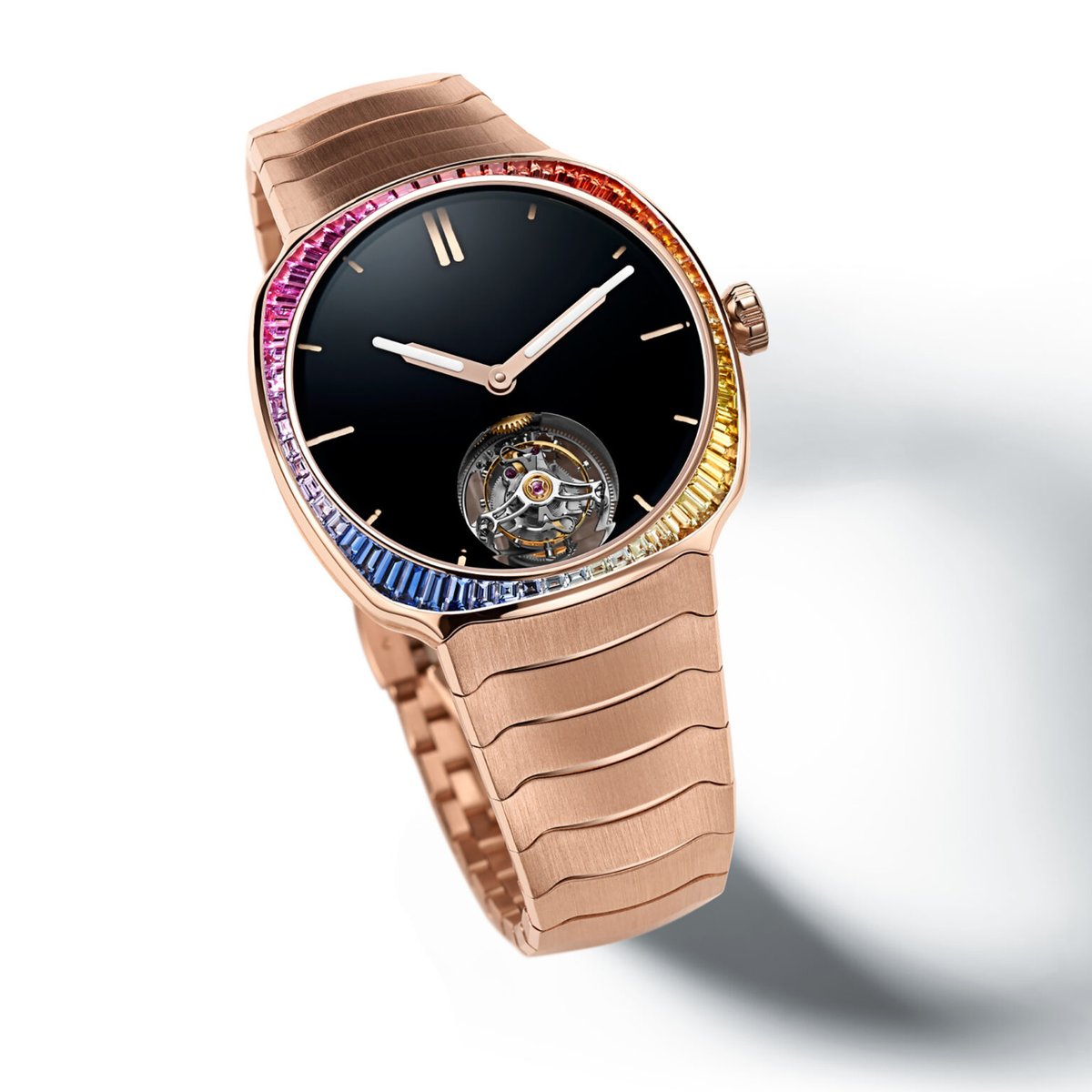 cppluxury's tweet photo. H. Moser & Cie. unveils new Streamliner Tourbillon Rainbow series watches
https://t.co/hIXRHMB8bm
#HMoserandCie #HMoserCie #StreamlinerTourbillonRainbow #gemset #StreamlinerTourbillon #tourbillon #luxury #luxurywatches #watches #watchmaker @HMoserCie https://t.co/eLy6vBZhQZ