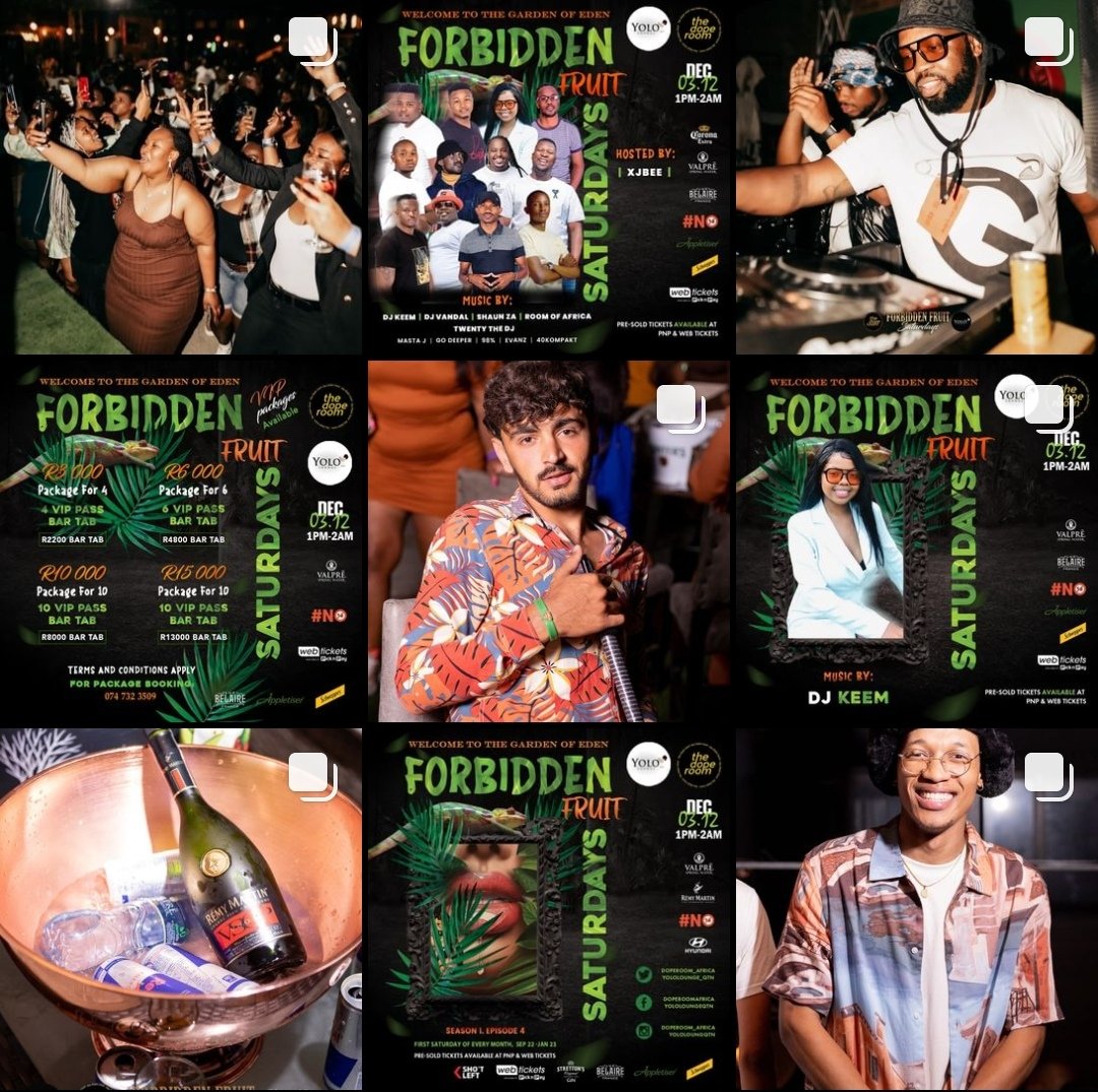 doperoom_africa's tweet photo. GIVE PEOPLE THE MUSIC!!
π₯π₯ YOUR TRUSTED SPINNERS FOR S1 EP4 π€
GET YOUR TICKETS AT WEBTICKETS/PNP
LETS MEET AT @yololoungqtn ON SATURDAY AS @doperoom_africa INVITE US YET AGAIN TO THE GARDEN OF EDEN πππ
Ticket link in Bio π₯
#FFS
#KumnandeYOLO #FORBIDDENSUMMER https://t.co/zRaikUVb7N