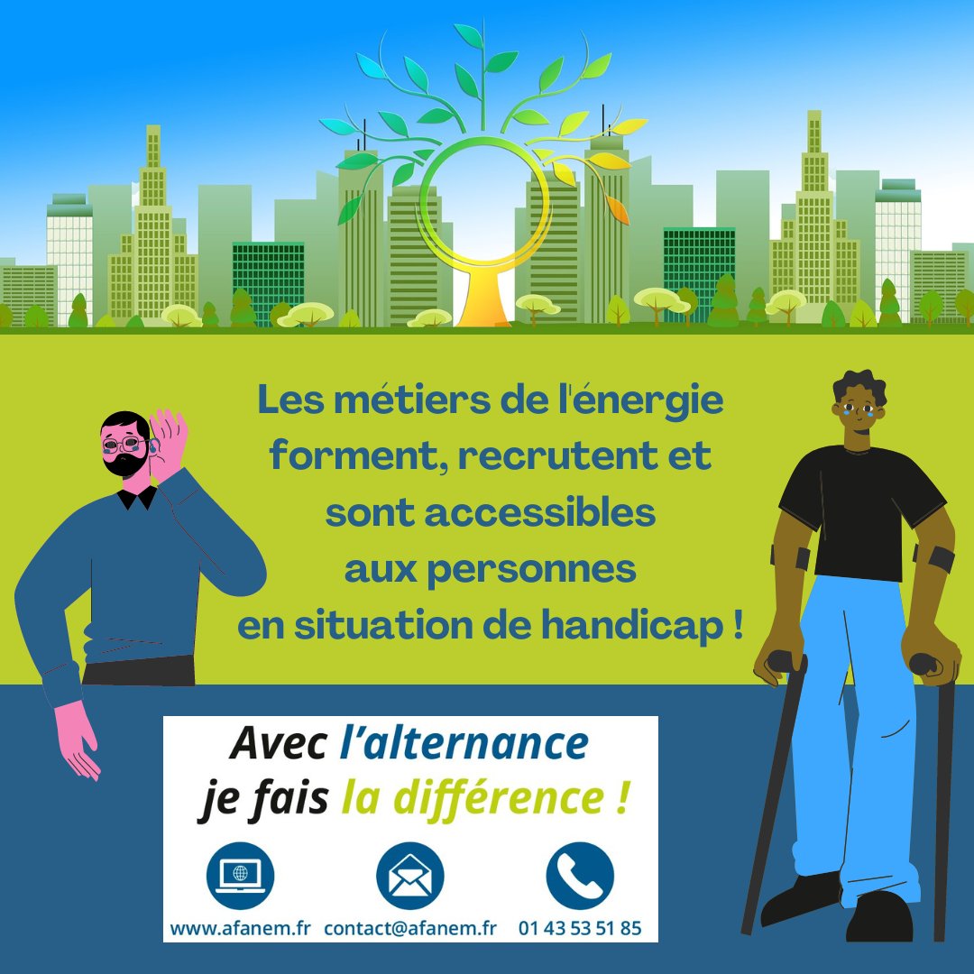 Nous sommes présents sur le salon « #Emploi et #Handicap c’est possible » organisé par l’ <a href="/Agefiph_/">Agefiph</a>  et l’ <a href="/Armlidf/">Association Régionale des Missions Locales IdF</a> . Objectifs : présenter nos formations et métiers liés aux énergies, informer sur leur accessibilité, faire changer les représentations.
<a href="/_FEDENE_/">FEDENE</a>