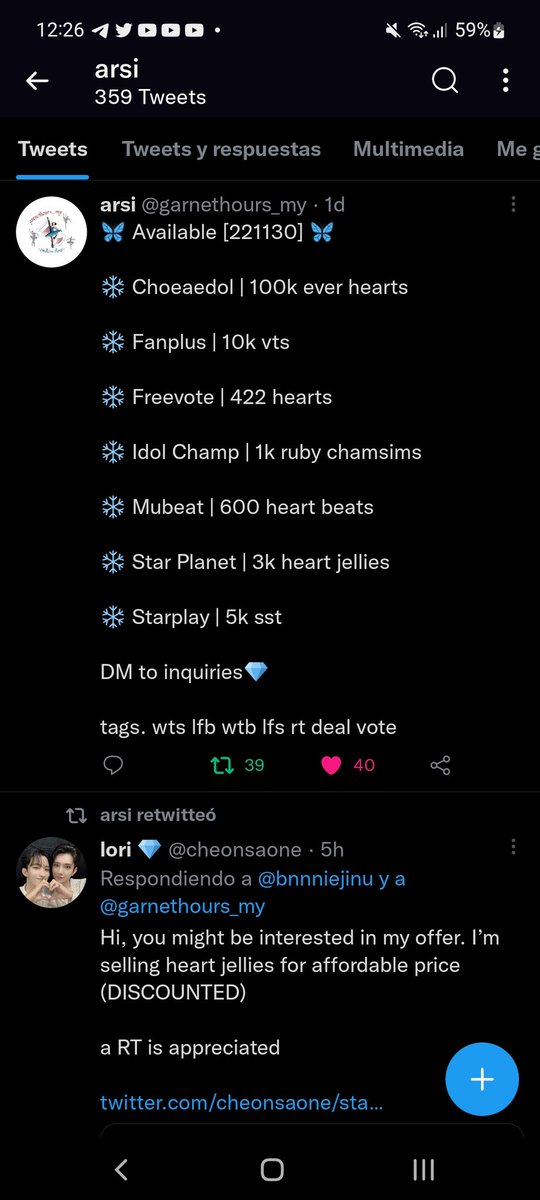 ME CAMBIE DE CUENTA @CH4NGMINLOV tweet media