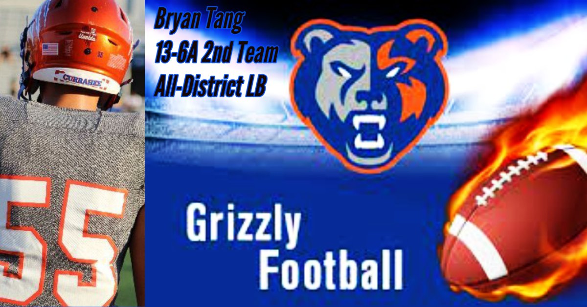 BallCoachAJ's tweet photo. Congratulations to '23 @BryanTang1199 for being selected as District 13-6A Second Team All-District LB!  @GOaksBooster @GOaksFootball @RecruitGOHS https://t.co/wkYmEqRP6t