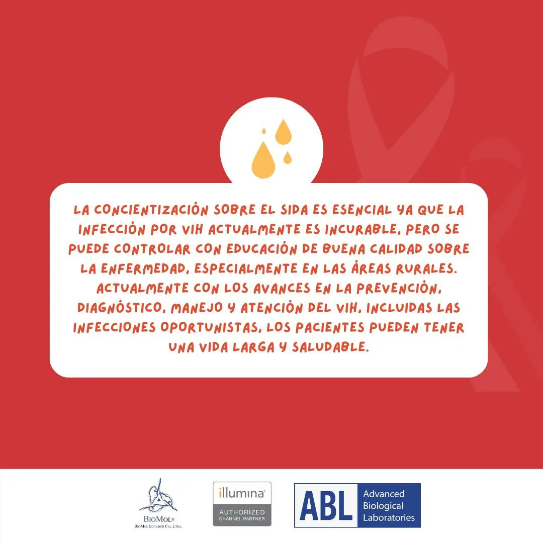 BiomolEcuador's tweet photo. #01DeDiciembre 
Día Mundial de la Lucha contra el Sida 
#BiomolEcuador #SomosBioMol https://t.co/sV8z3nIlOF