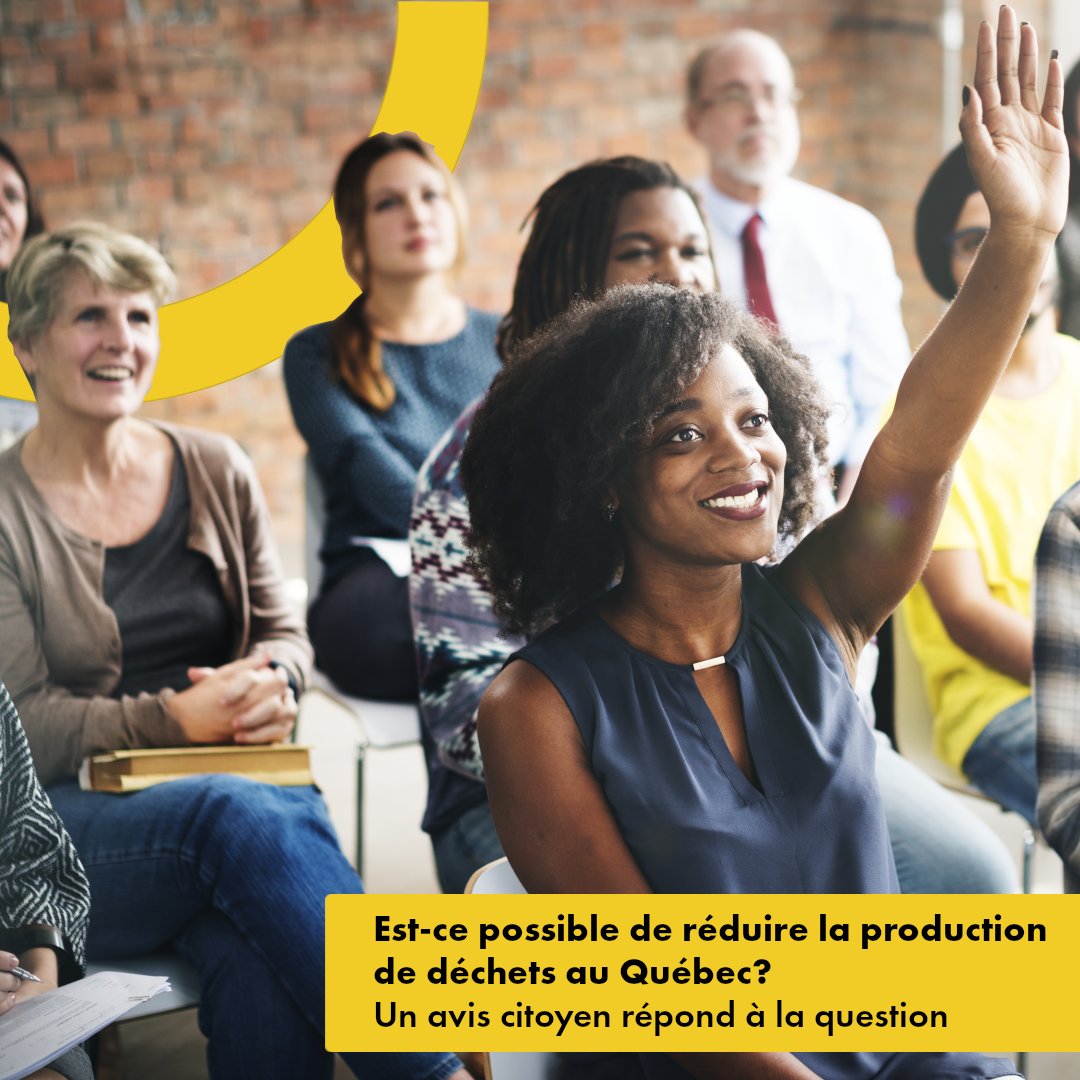 recycquebec's tweet image. #ANNONCE | Un panel citoyen propose 40 recommandations pour réduire la production de déchets au Québec. Merci à @INM_voix d&apos;avoir piloté cette démarche participative qui a permis de prendre le pouls sur le terrain et d&apos;impliquer activement la population.
 recyc-quebec.gouv.qc.ca/communiques-de…