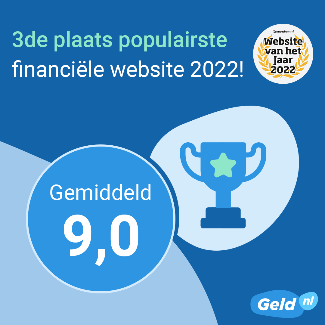 Geld_nl's tweet photo. Hoera! https://t.co/sLkDWl0k05 heeft de 3e plaats behaald als populairste financiële website in de Website van het Jaar 2022 verkiezing. Daar zijn we natuurlijk heel trots op! Meer over de verkiezingsuitslag lees je hier. https://t.co/5g33upiMiU https://t.co/HHxkYC89EZ