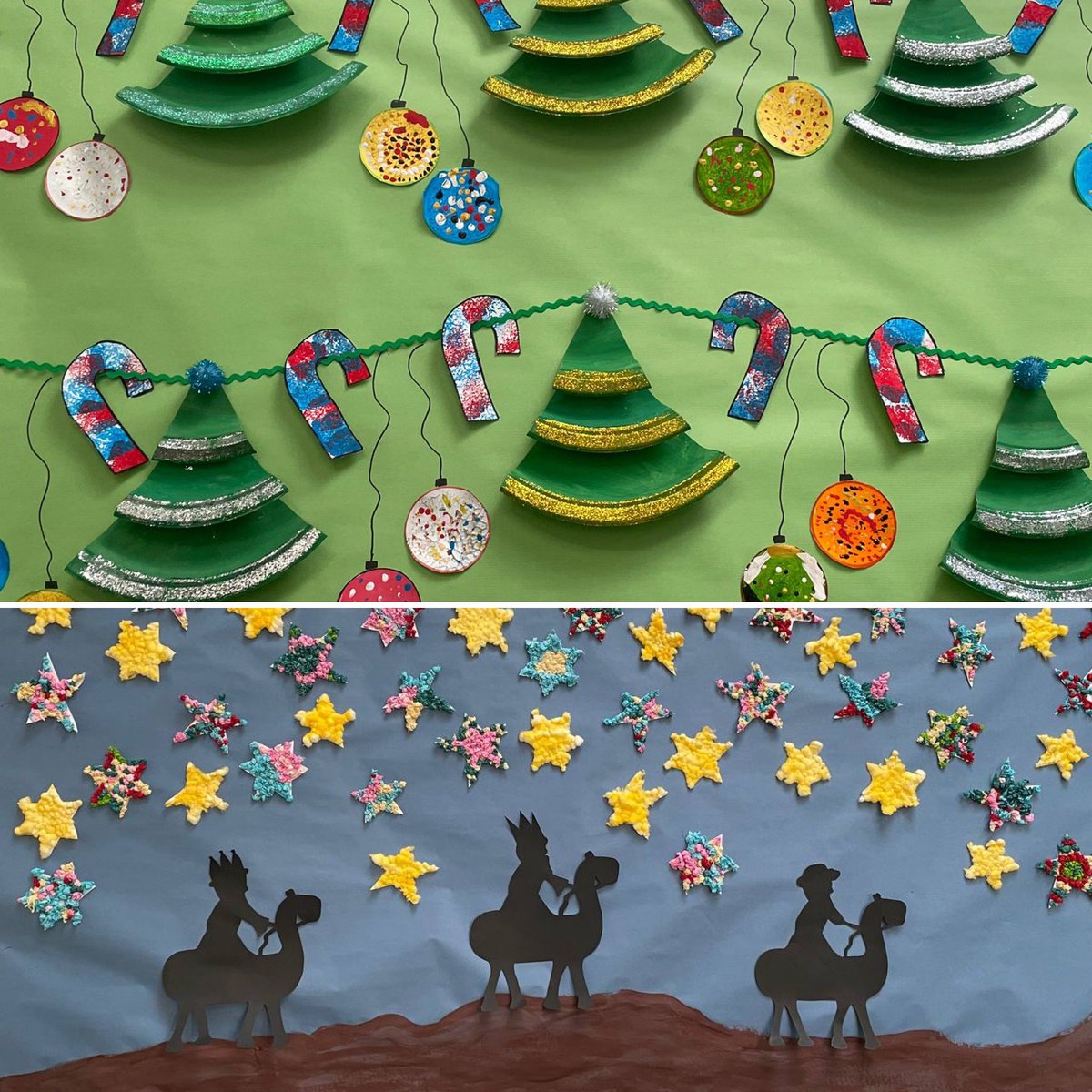 Murals de Nadal✨🎄
<a href="/escoladalmau/">Escola J. Dalmau Carles</a> #tempsdelmigdia