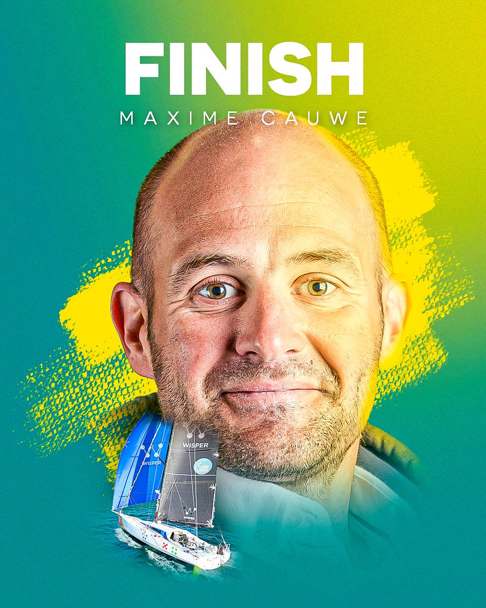 [(ARRIVAL <a href="/AssoClass40/">Association Class40</a>🏁)]

<a href="/MaximeCauwe/">Max Cauwe</a> / Wisper, closes out his #RDR2022 at #34 in the rankings <a href="/AssoClass40/">Association Class40</a> After 20 days 19 hours 2mn and 50sec of racing! 👏