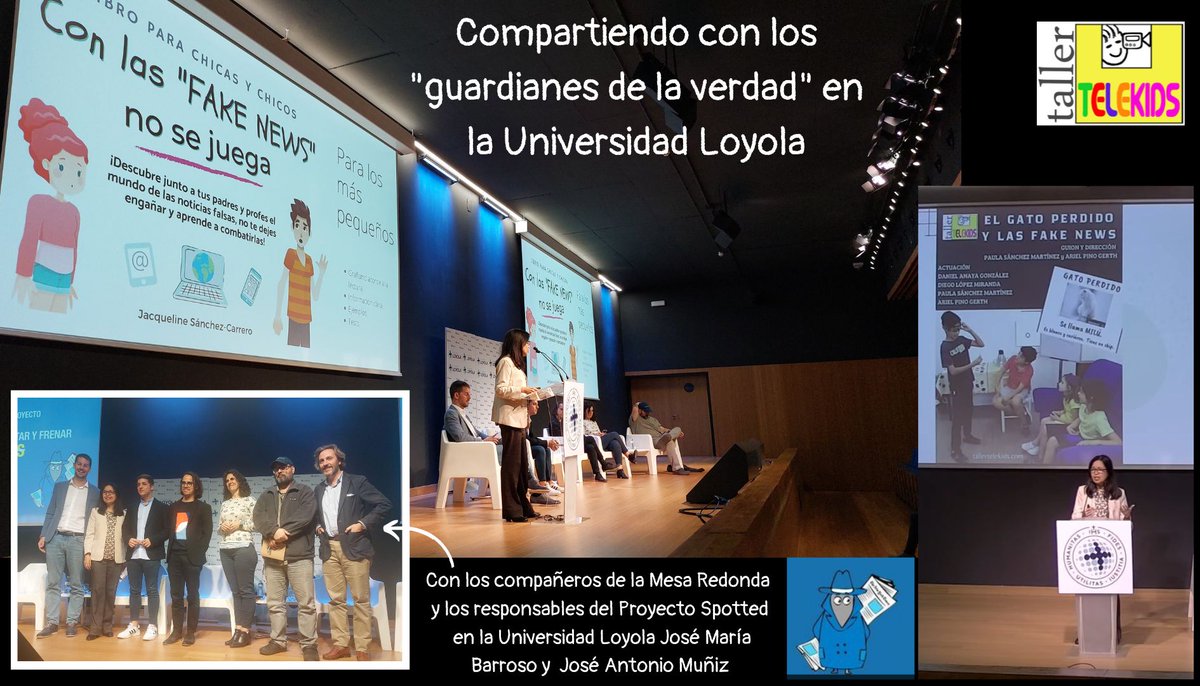 Taller Telekids (@tallertelekids) on Twitter photo 💪Reunidos en la Universidad Loyola por la lucha contra la #desinformación 👌 Gracias por la invitación <a href="/ProjectSpotted/">Spotted Project</a> <a href="/LoyolaAnd/">Universidad Loyola</a> #contralasfakenews #TallerTelekids 🤩 ow.ly/CTgP50LSuib 💪Reunidos en la Universidad Loyola por la lucha contra la #desinformación 👌 Gracias por la invitación <a href="/ProjectSpotted/">Spotted Project</a> <a href="/LoyolaAnd/">Universidad Loyola</a> #contralasfakenews #TallerTelekids 🤩 ow.ly/CTgP50LSuib