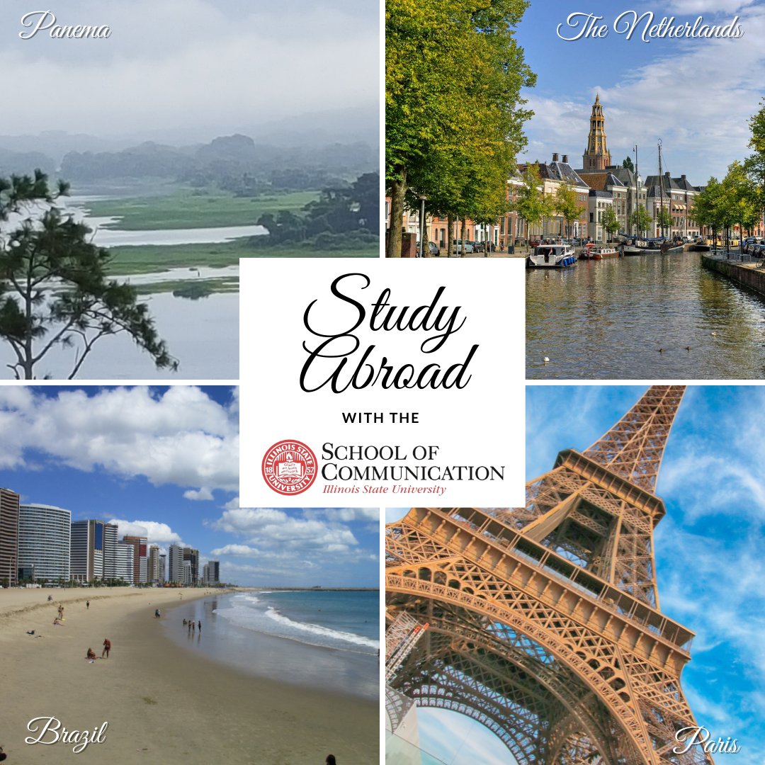 ISUSOC's tweet photo. Did you know the #SchoolofCommunication boasts FOUR summer study abroad opportunities for our majors and minors? 🌍️
https://t.co/KmswmM7r2A
#IllinoisState #BestInTheMidwest #RoaminRedbirds #StudyAbroad #IlstuAbroad #StateYourAdventure #GoBeyondNormal #IllinoisStateUniversity https://t.co/HLHcIhfibU