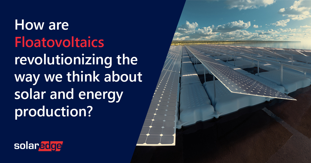 SolarEdgePV's tweet image. How is #Floatovoltaics revolutionizing the way we think about solar and energy production?

Research has shown that power production using floating solar panels is greater by up to 10% due to the cooling effect of water.

Learn more here: okt.to/mwMYcK