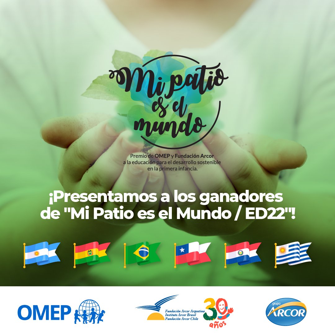 Presentamos a los ganadores del Premio "Mi Patio es el Mundo" Ed.22. 👉  bit.ly/3VplrLx <a href="/OMEPLATAM/">OMEP Latinoamérica</a>  <a href="/OmepParaguay/">Omep.Paraguay</a>  <a href="/OMEPArgentina/">OMEP Argentina</a>   <a href="/arcorprensa_ar/">Laura Vaquero</a> <a href="/WorldOMEP/">World OMEP</a>  #desarrollosostenible #infancia #educacion #desarrollosostenible #infancia