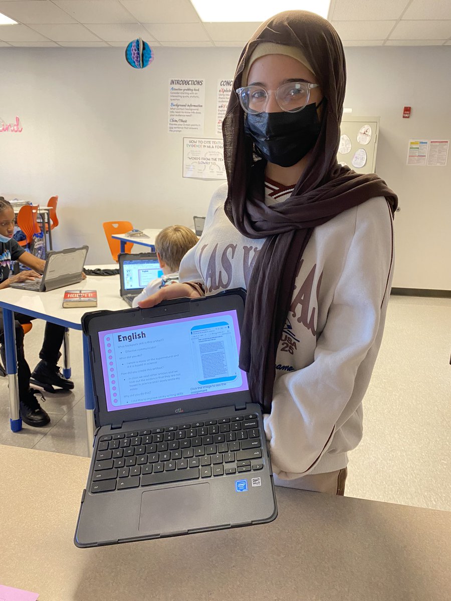 Loved seeing our 7th grade mini backpack defenses this week. Students were so excited to share artifacts and show MAP growth! 💙 <a href="/RamseyMS_JCPS/">Ramsey Middle School</a>