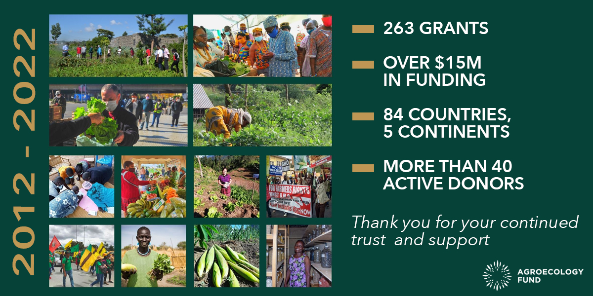 FundAgroecology's tweet photo. It's been 10 years already, and we are looking forward to 10 more!
#AgroecologyFundAnniversary #fundagroecology #agroecology #AgroecologyNow https://t.co/hirAiRT0la