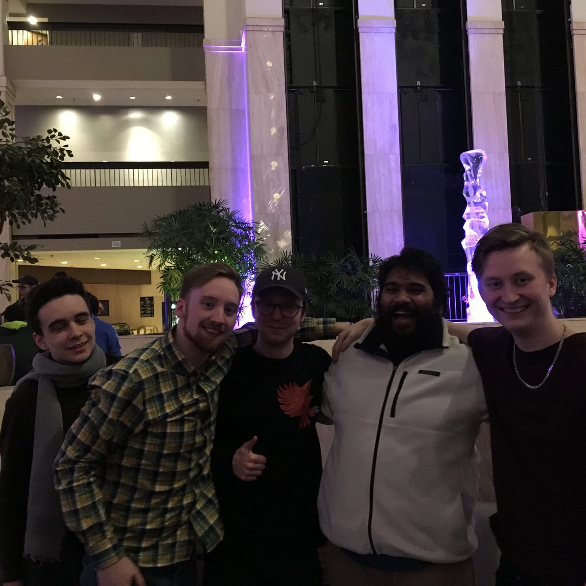 Was digging in my photos and found a little gem with a couple of goats 🐐. This is the best part of Smite worlds and I can’t wait to go again! #SWC22 #tbt #Smite