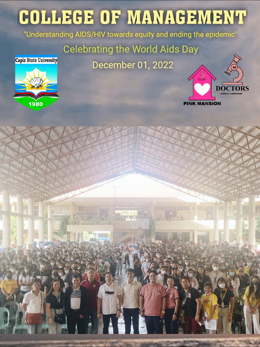 MansionPink's tweet photo. Screaming to end HIV/AIDS from the
800+ Crowd of Capiz State University.

Thank you again for giving us an opportunity to share our knowledge about HIV/AIDS.

To all of the students, faculty and staff, and organizers of the College of Management, you rock the whole Dadivas Gym! https://t.co/oG04eqh8PO