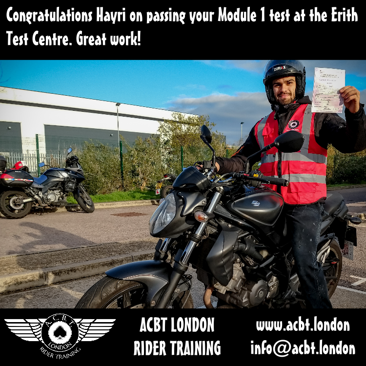 AcbtLondon's tweet photo. π#Congratulations to David and Hayri for passing their #Module1 #motorcycletest Great work guys! β¨
.
Want to pass your motorcycle test? Contact us! 0208 331 1103, 07594 799340 or visit our website: https://t.co/3nyvnqj7dg
.
ποΈποΈποΈποΈποΈ
.
#DAS #motorbiketest #motorcycletraining https://t.co/oTFpqTTE5S