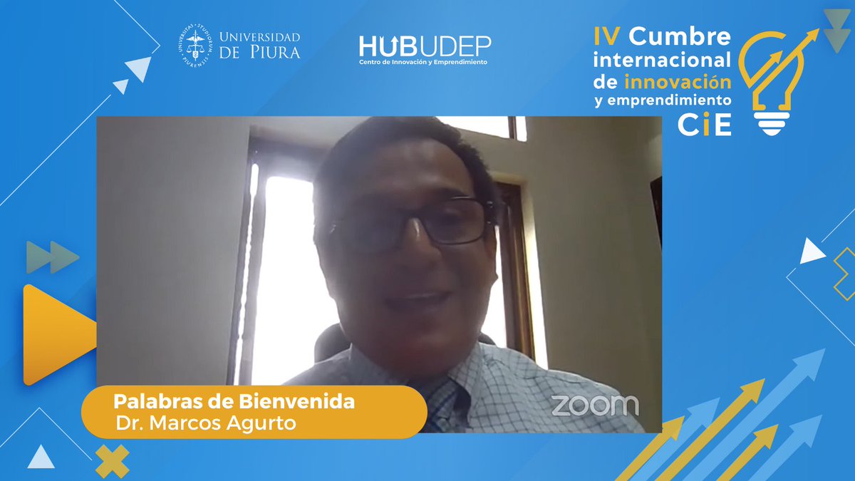 Hub_Udep's tweet photo. La IV Cumbre Internacional de Innovación y Emprendimiento dio inicio por parte del Vicerrector de Investigación @UDEP, Marcos Agurto, en donde se resaltó como el ecosistema en i+E crece año a año y se vuelve cada vez más relevante para la sociedad en general 🚀 https://t.co/QWmPvXTFHs