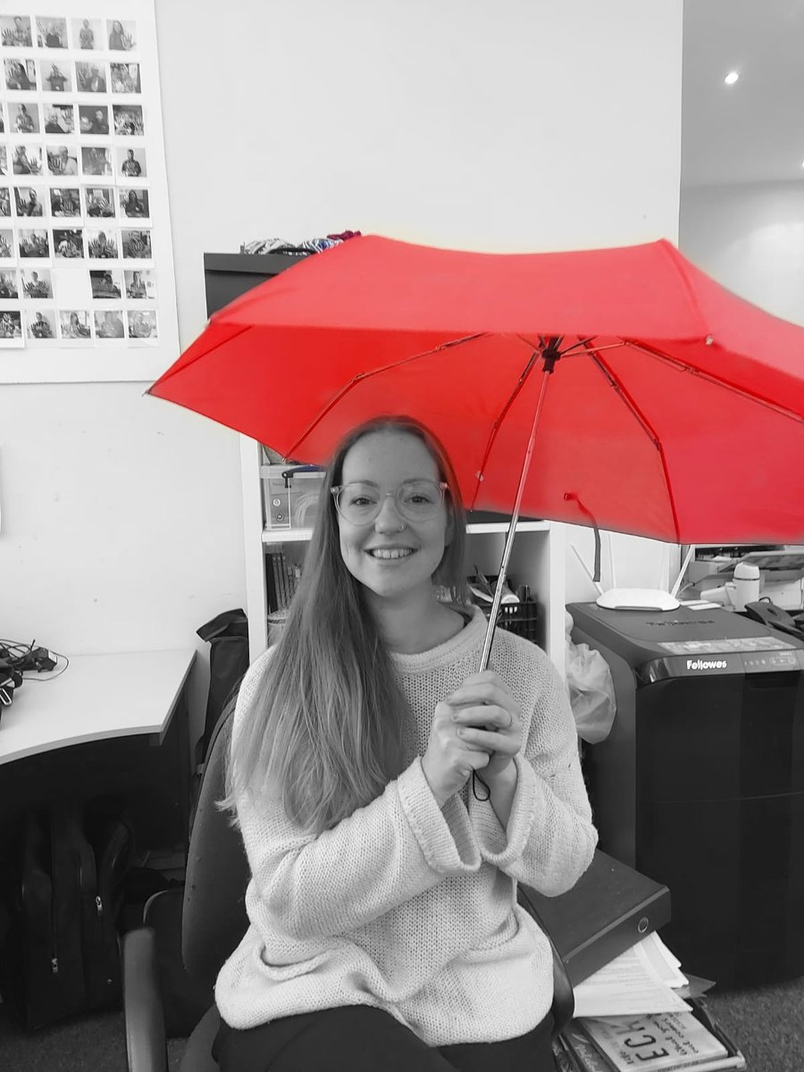 BasisYorkshire's tweet photo. It's day 3 of our #17Days campaign, and the staff at Basis are showing solidarity with sex workers and posing with their red umbrellas.
We encourage anyone to get involved and also show their solidarity with sex workers.
#IDEVASW #17Days #17DaysofAction https://t.co/4ZJKGaUmOi