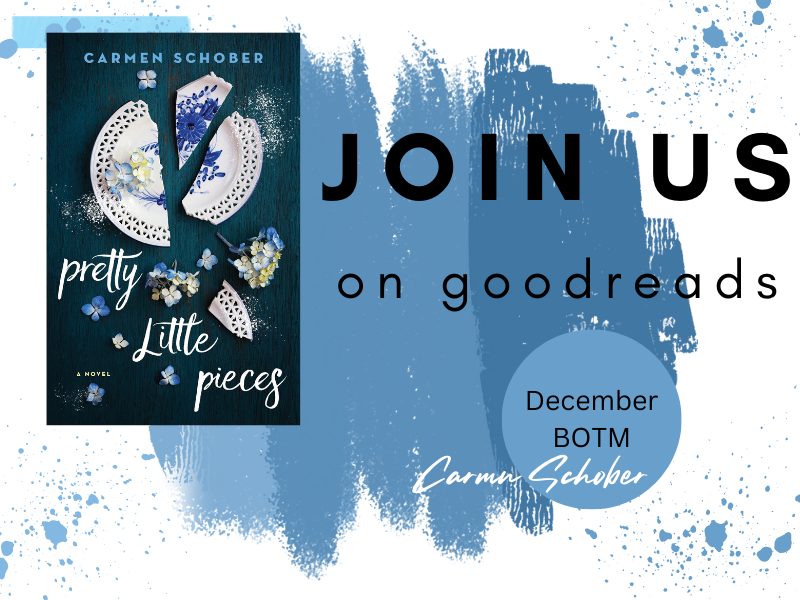 Our December #GoldenWheatLibrary BOTM is Carmen Schober's PRETTY LITTLE PIECES. Add it to your shelf and grab your copy December 6th (bit.ly/3Vnu0Xf), and we'll look forward to hearing your thoughts!

goodreads.com/group/show/118…