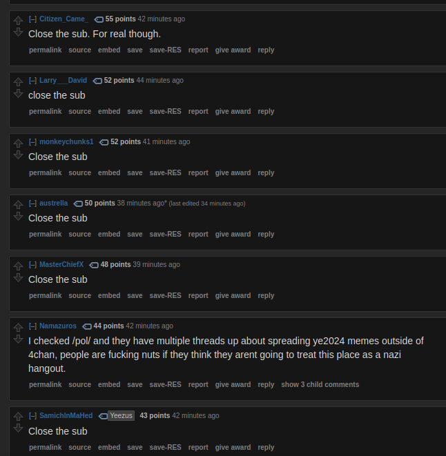 halomancer1's tweet photo. meanwhile, on /r/kanye https://t.co/M1KEYDpHKV