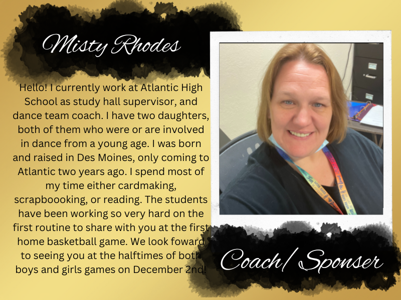 Rounding off the last of the Team Introductions, our coach!