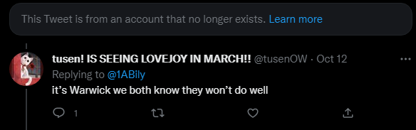 Warwick Overwatch tweet media