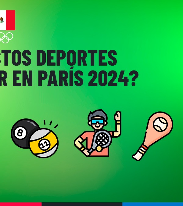 COM_Mexico's tweet photo. ¿Cuáles de estos deportes les gustaría ver en los Juegos Olímpicos de @Paris2024? 🤔🇲🇽 https://t.co/C5qlZoGDWB
