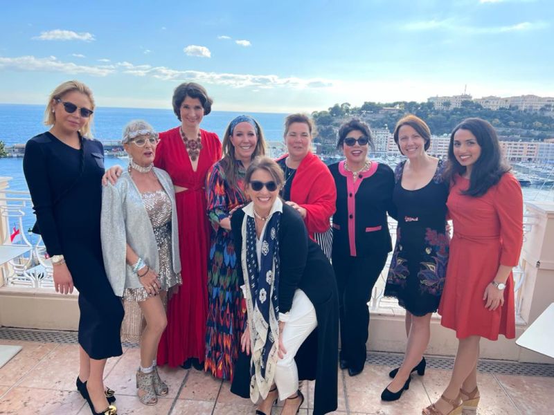 MDDAO CoFounder, Helene Blanchette at a ladies lunch for the Power Woman's Summit of Forbes Monaco.