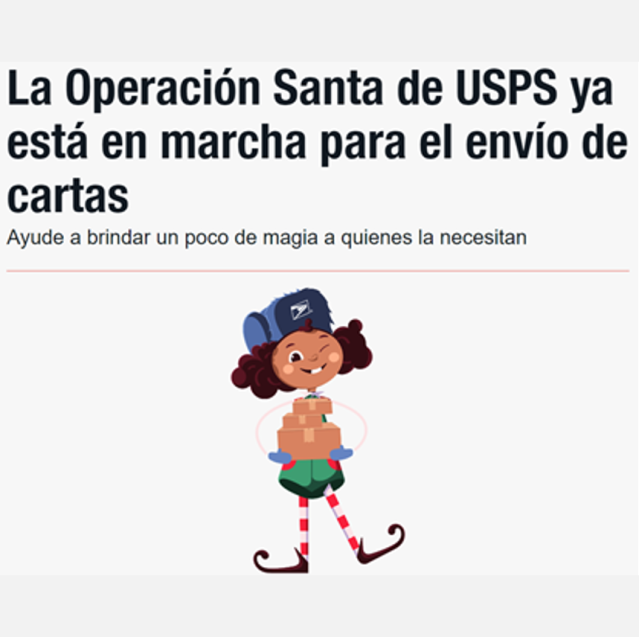 CosmicCarrier_'s tweet photo. #USPSOperationSanta La Operación Santa de USPS ya está en marcha para el envío de cartas Para más detalles, visita: https://t.co/pQNELOVHjl #USPSOperationSanta #USPSEmployee https://t.co/P3Z9Rupkia