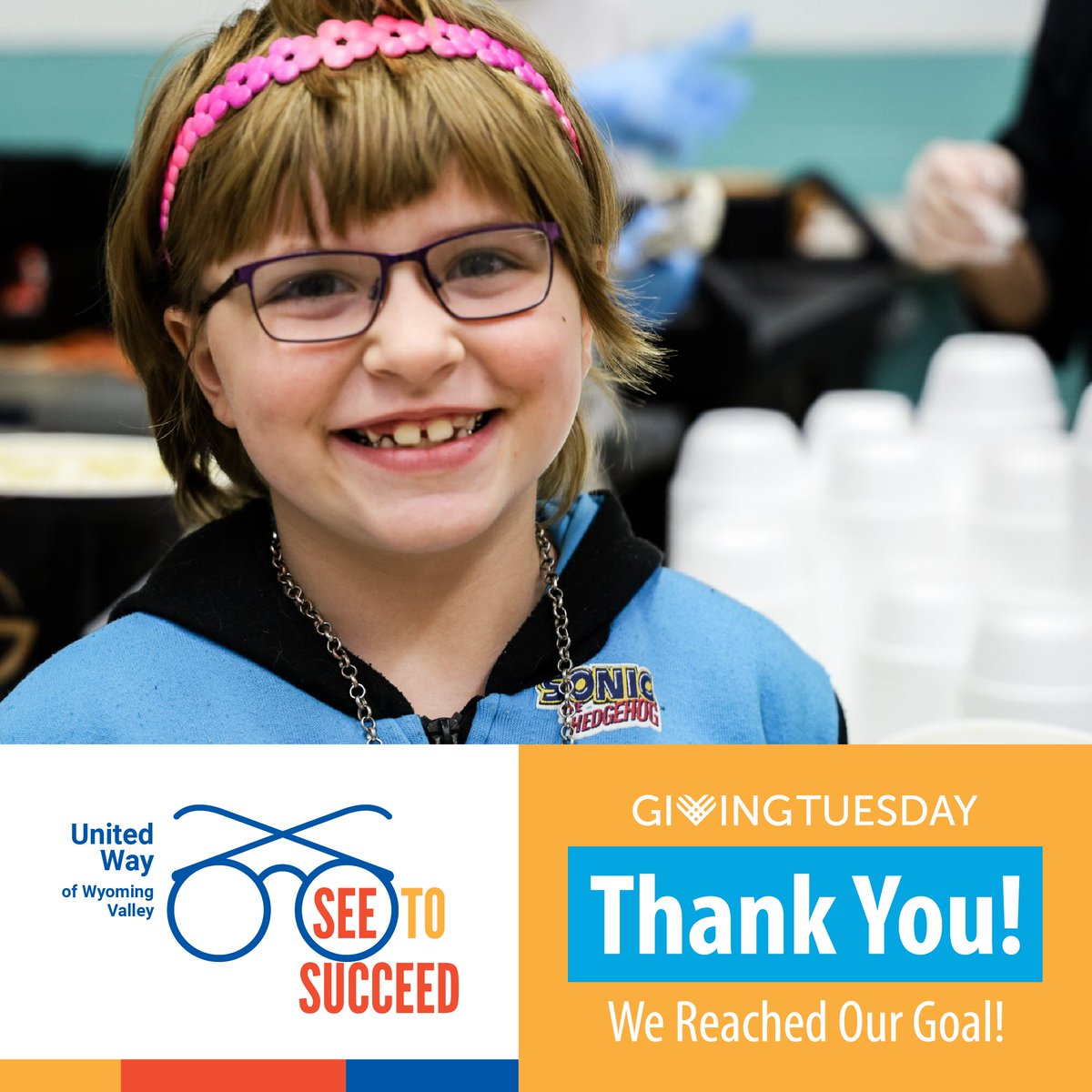UnitedWayWB's tweet photo. 🥁The numbers are in … we surpassed our Giving Tuesday goal!

Thank you so much to everyone who donated and to AllOne Charities for organizing the Give Day event! https://t.co/ANB7w8gE8j
