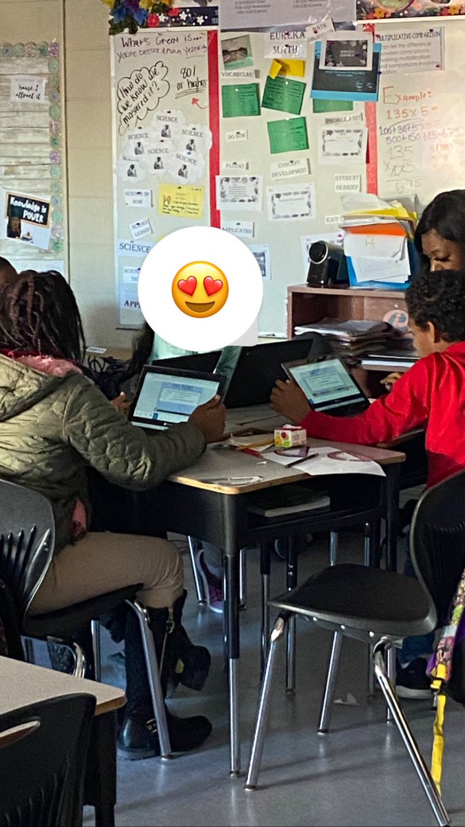 lkpigott's tweet photo. Break News!!! @MsLewisRoom is taking @eureka Math to the next level! Today’s lesson was dropped into @PearDeck and Voila!  #100percentengagement @BlackshearEHISD @stredit @StephaneeDorsey @AMLandryMEd @HISD_ElemMath @HISD_Curric @TeamHISD @HISD_ElemMath @nperez10 @TammieDaily9 https://t.co/hlk4JSdIMT