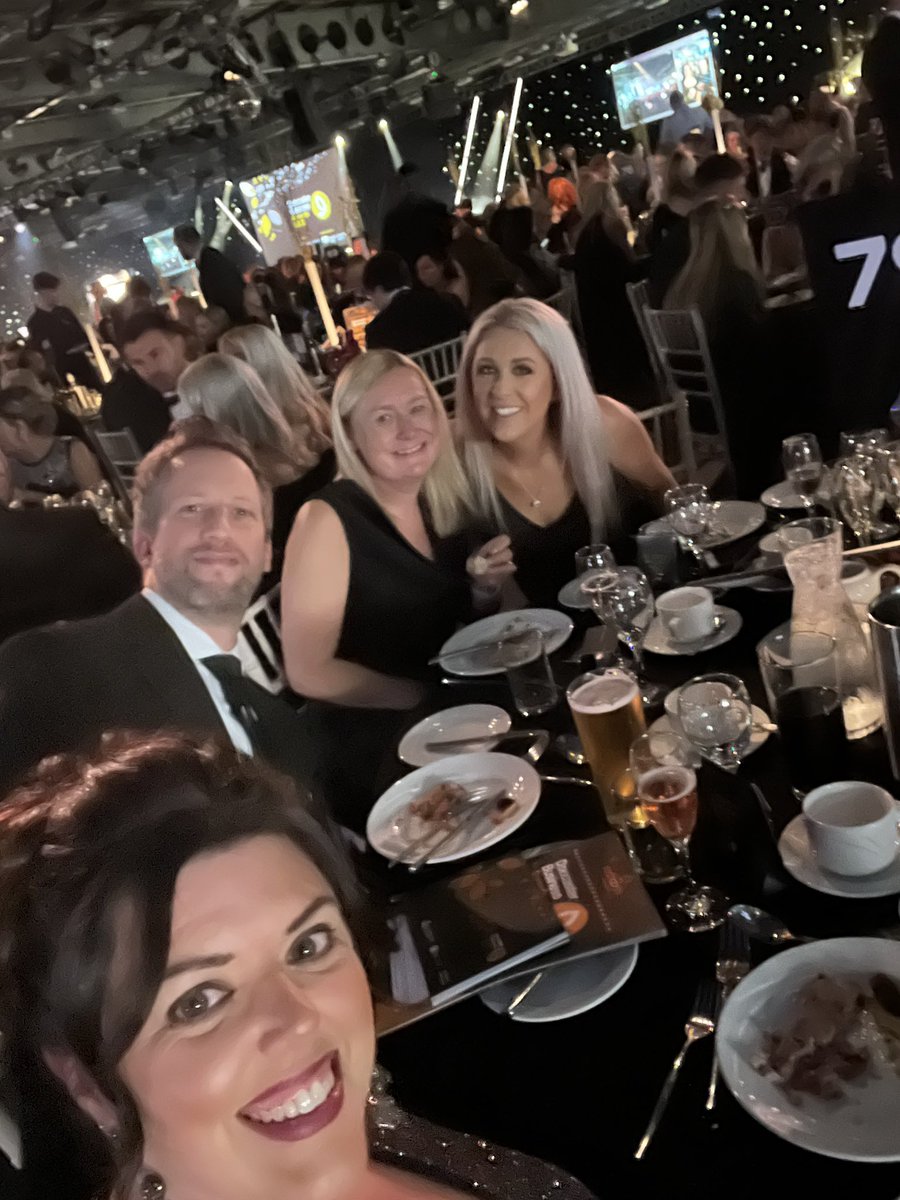 At the #dnbizawards. My cheering squad <a href="/EdwardsPearce/">Edwards & Pearce</a> assembled 😃