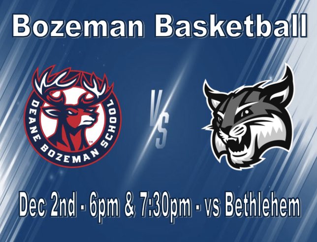 DBS_Basketball's tweet photo. Quadruple header tomorrow evening for our guys and girls teams Vs Bethlehem!

Varsity 7:30
Girls Varsity 6:00
Boys Jv 5:00
Girls Jv 4:00 https://t.co/nuVPF6YRB4