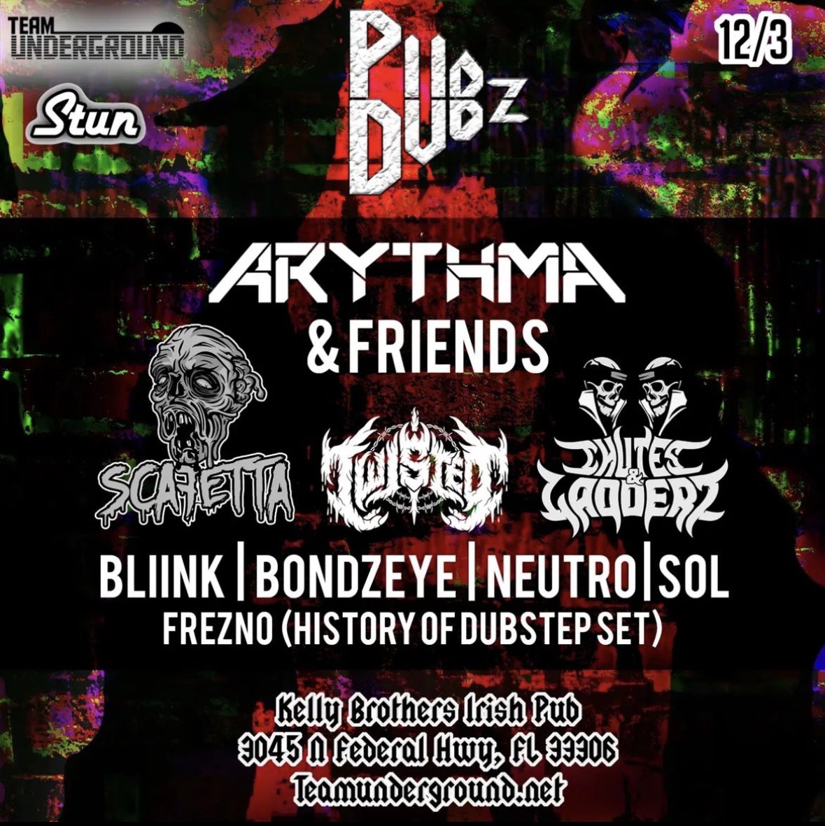 SolStyles35's tweet image. Super stoked to be playing the weekend at PubDubz!!!! Big shout to @TU_underground and @stunfl for make this happen!!! Can't wait to kill it!!!