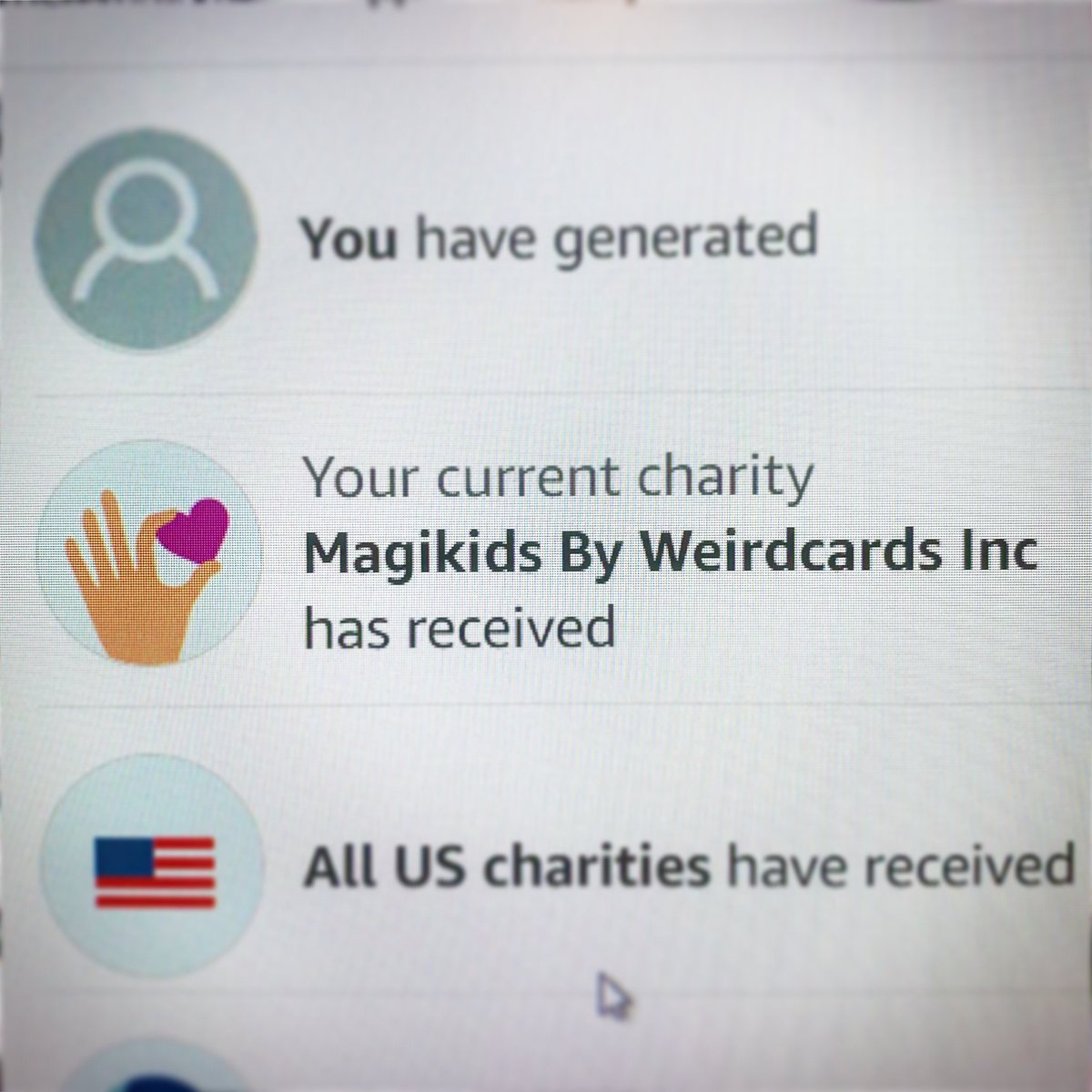 Don’t want to donate directly? Have <a href="/amazon/">Amazon</a> do it with @amazonsmile — smile.Amazon.com to do all your shopping 🛍️ 

Select MagiKids as your charity. That’s it! 😇