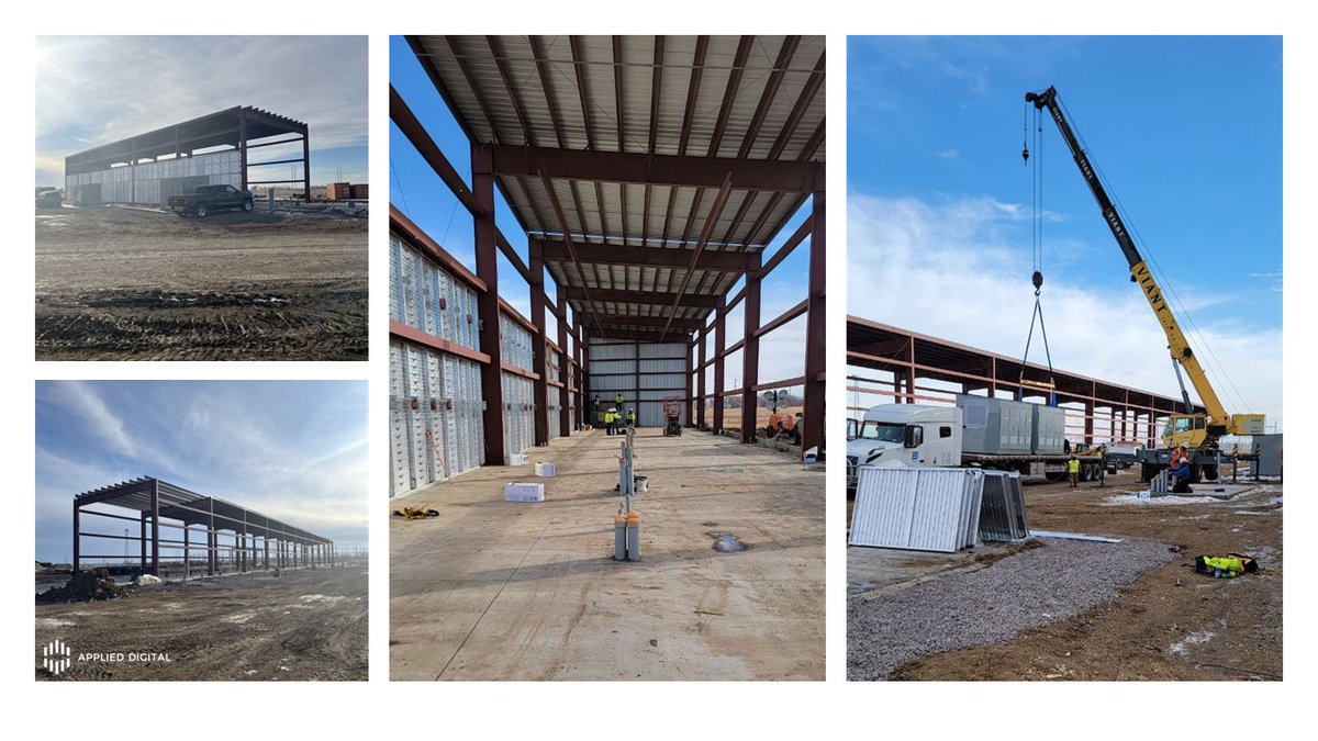 Great progress in Ellendale, ND!
$APLD