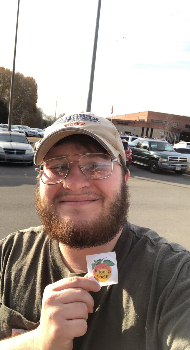 A picture of a happy @HerschelWalker voter!! #RunHershchelRun #LeadRight #GeorgiaOnTheLine