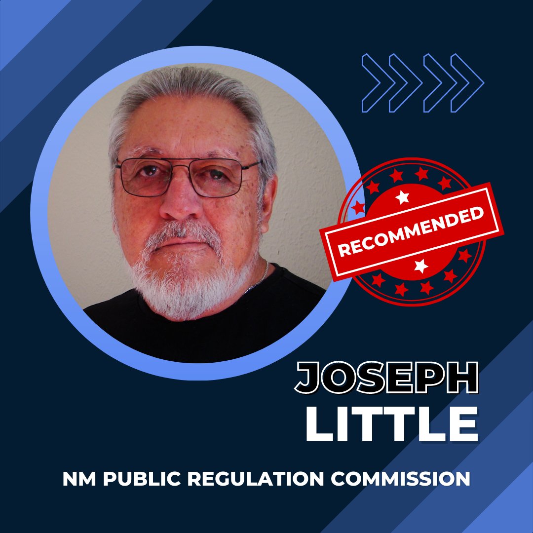 NativeVoters's tweet photo. Tribes, Pueblos, & Nations can't lose their voice on the #NMPRC. Our communities — ones most impacted by prior paternalistic decisions to place environmental hazards directly on our land — *must* be represented.
We recommend Joseph Little for the PRC, @GovMLG.
#nmpol https://t.co/ezt42OpTTW