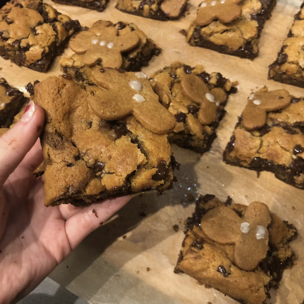 pretzelpilled's tweet photo. gingerbread brownie-cookie 🍪!! ~ https://t.co/33vC0P6zke