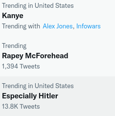 "What's happening," indeed, Twitter. What's happening, indeed.