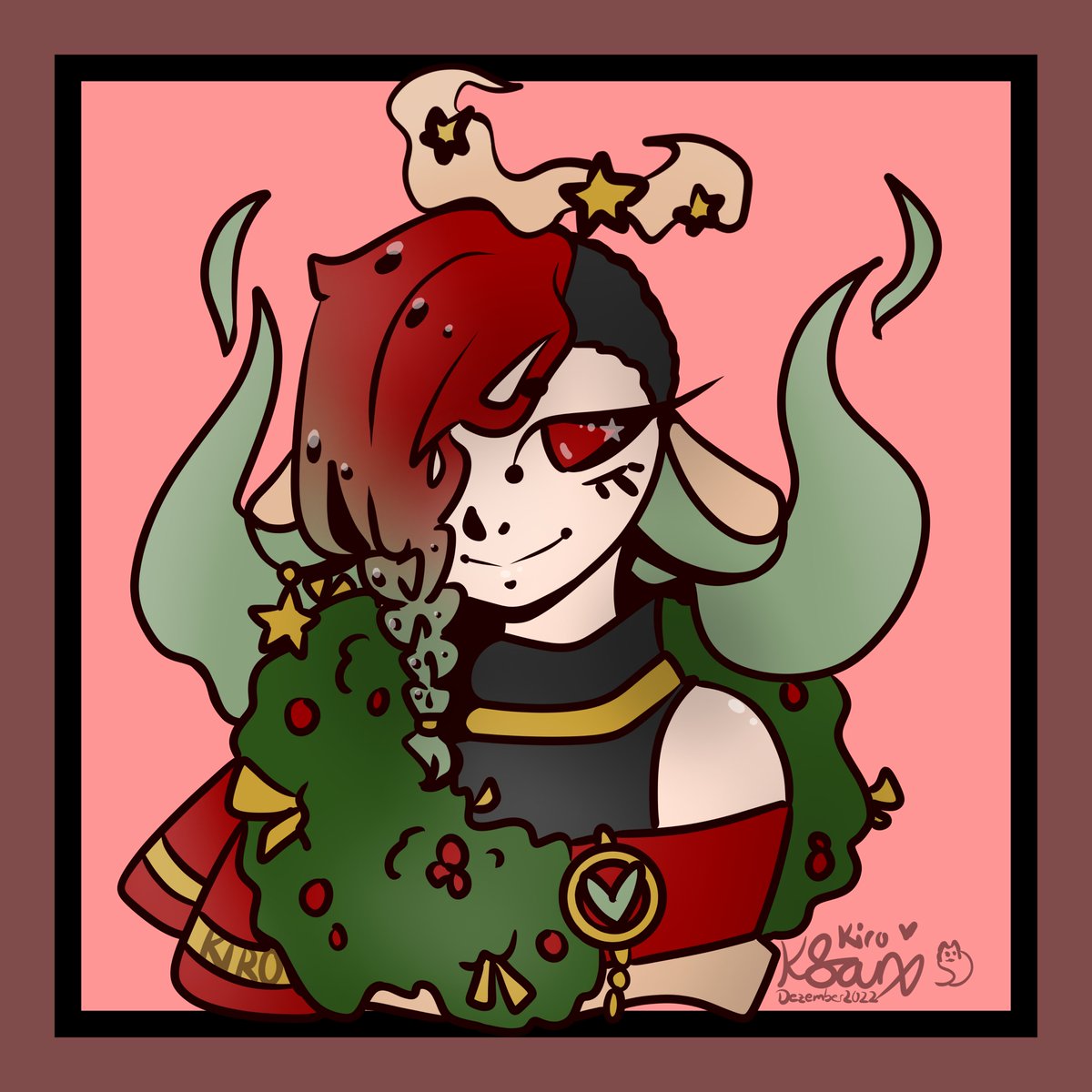 ~December Art #1~
.
As a challenge I need to draw something for other people all the days till Christmas and first is an artwork for a adoptable I did for a FB group~💝
.
.
#digitalillustration #digitalart #germanmangaart #artchallenge #closedspecies #christmasdesign #1hoursketch