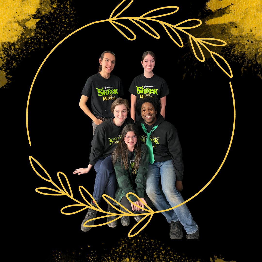 Check out these awesome <a href="/GNHSgreenroom/">GNHS Green Room</a> tech students working on the IHSA All-State Theatre Show, Shrek, under the technical direction of Mr. Ron Bowden Jr.!