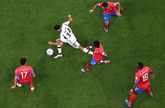 Jamal Musiala successfully completed 13 dribbles tonight. That’s the second most ever recorded in a World Cup game. He’s 19. 💫