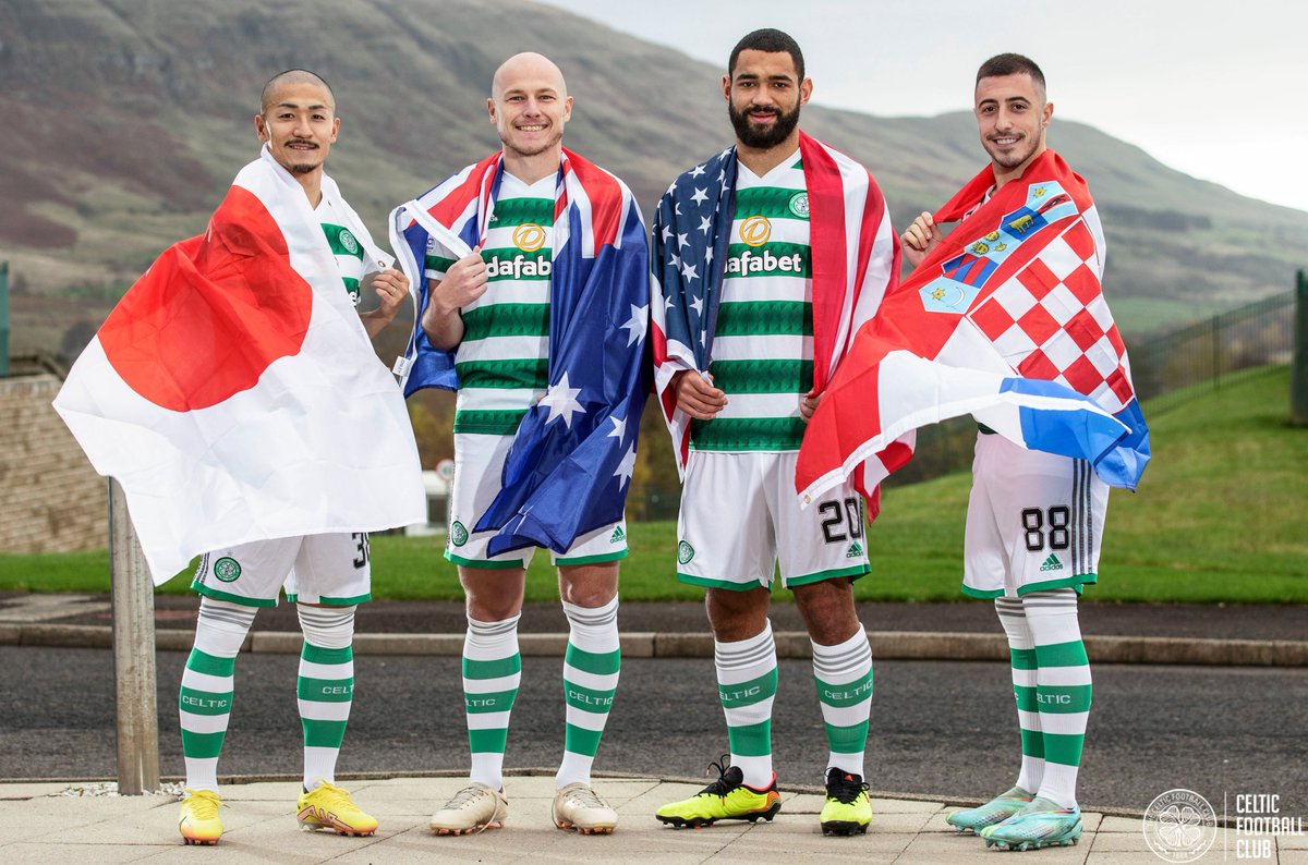 ✅🇺🇸 Cameron Carter-Vickers ✅🇦🇺 Aaron Mooy ✅🇭🇷 Josip Juranović ✅🇯🇵 Daizen Maeda Congratulations to all four #CelticFC players who have made the #FIFAWorldCup Round of 16 with their national teams!🍀