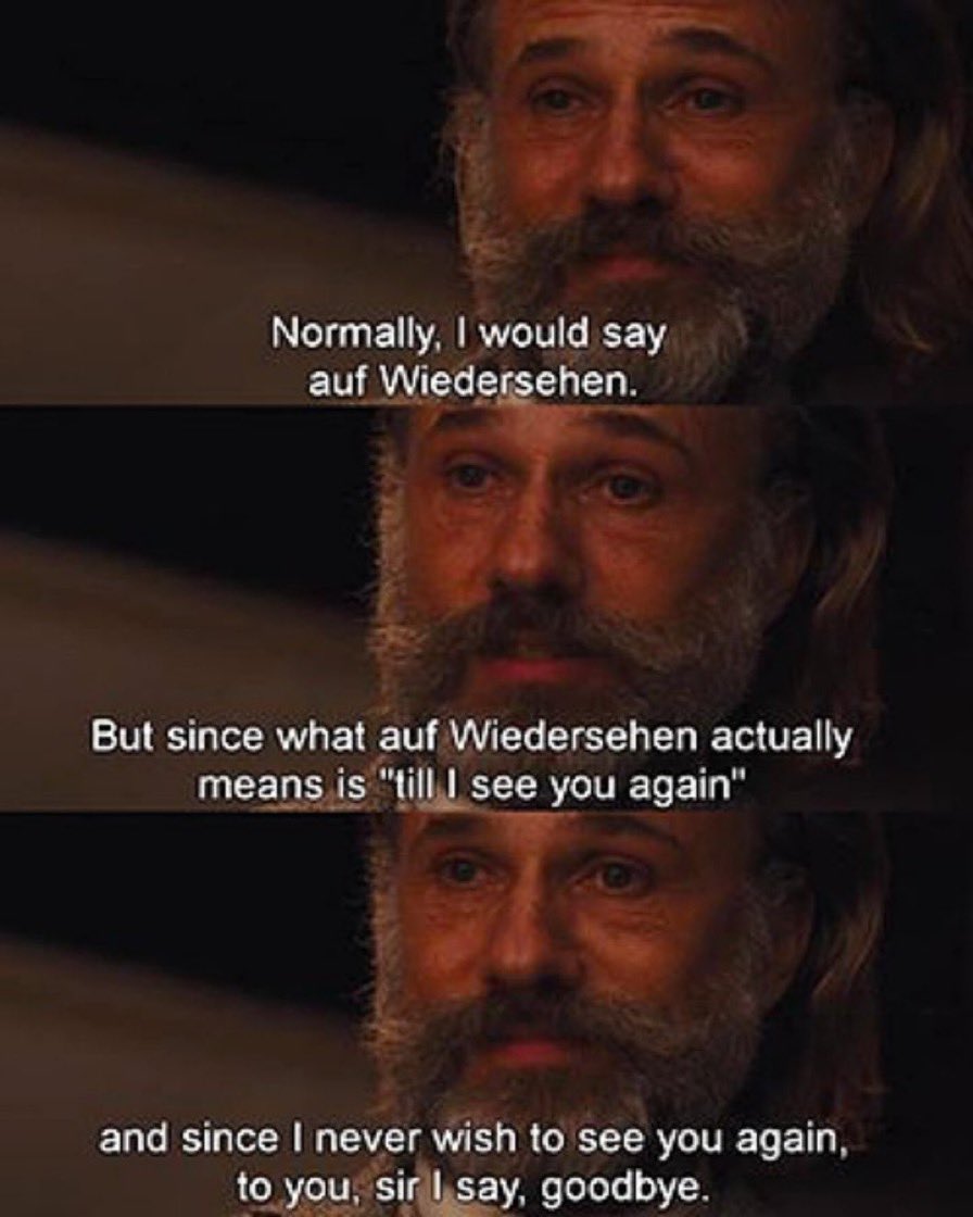 Goodbye Germany 👍